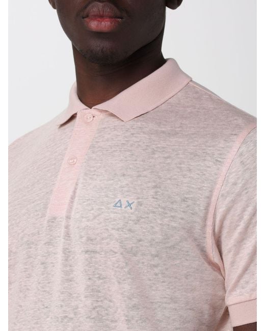 Sun 68 Pink T-Shirt for men
