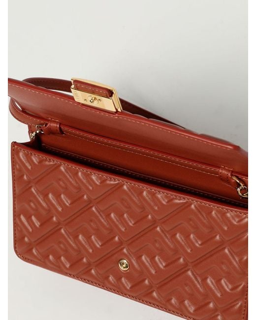 Fendi Red Shoulder Bag