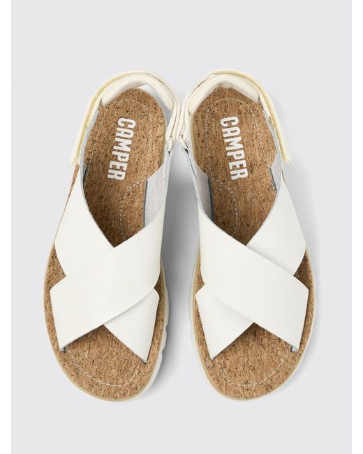 Camper Natural Right K200157056Oruga0G98690138 Sandals