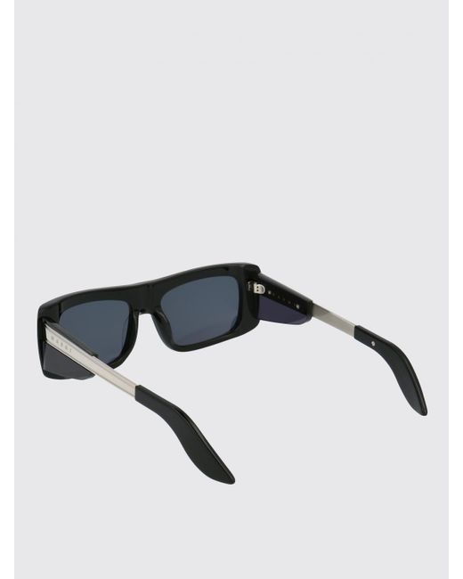 Marni Black Me641S Acetate And Metal Sunglasses