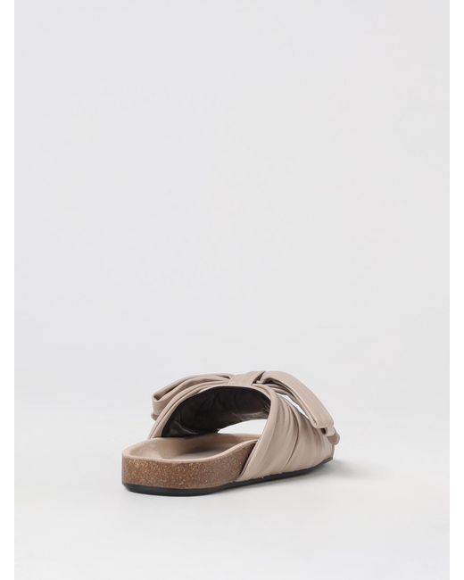 J.W. Anderson Multicolor Bow Slide Sandals Leather Casual