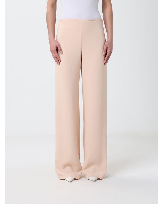 Emporio Armani Pink Wide Crêpe Trousers