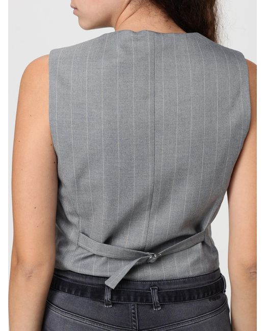 Americana Mujer Mar De Margaritas de color Gray