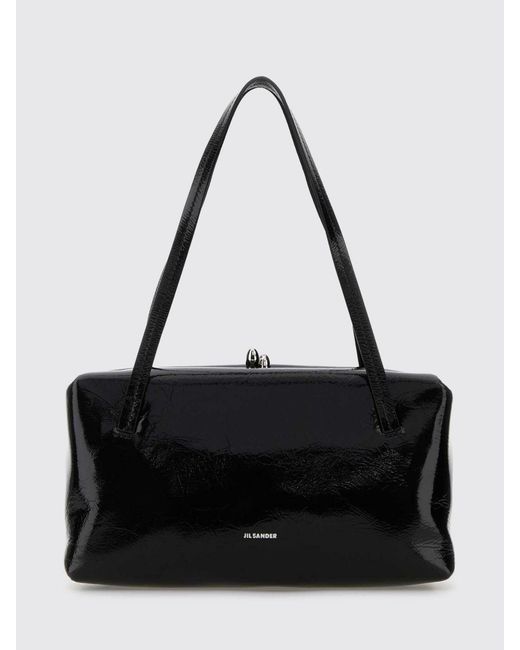 Jil Sander Black Goji Pillow Leather Bag