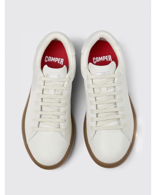 Camper White Pelotas Soller Leather Sneakers