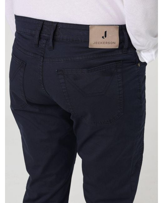 Jeckerson Blue Trousers for men