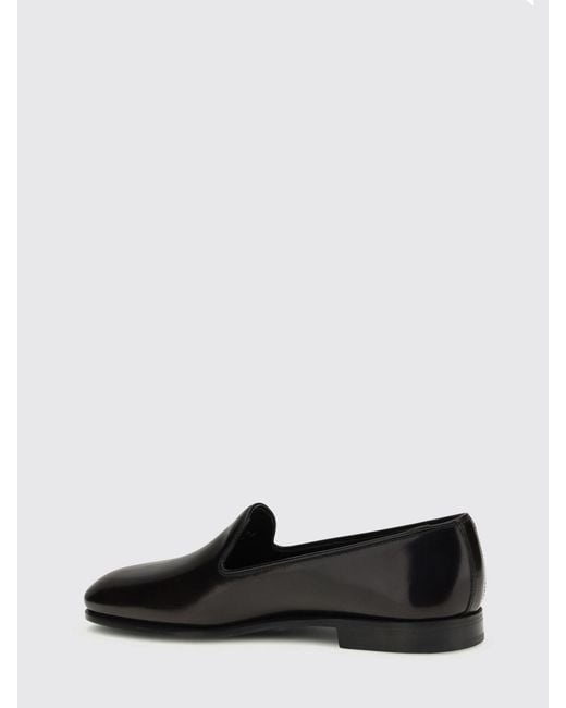 Church's White Polished Calfskin Loafers