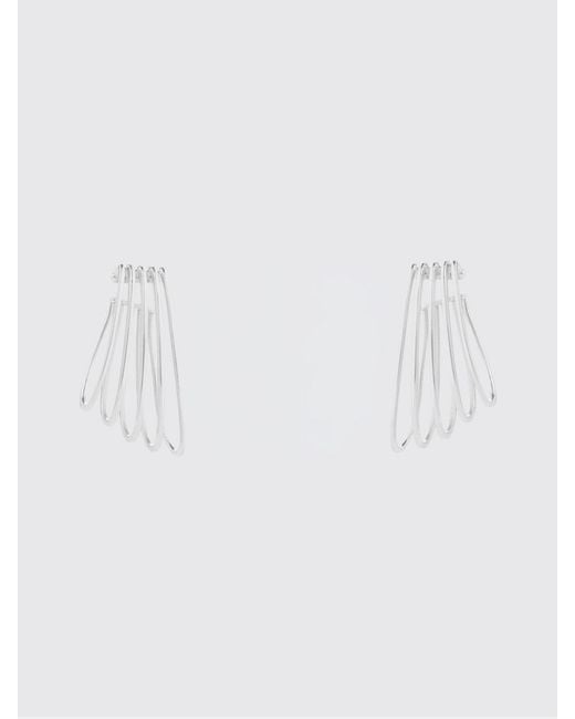 FEDERICA TOSI White Asymmetrical Dangling Ear Cuff