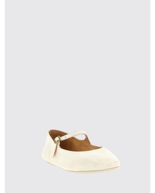 Marsèll Natural Strascico Leather Ballerina