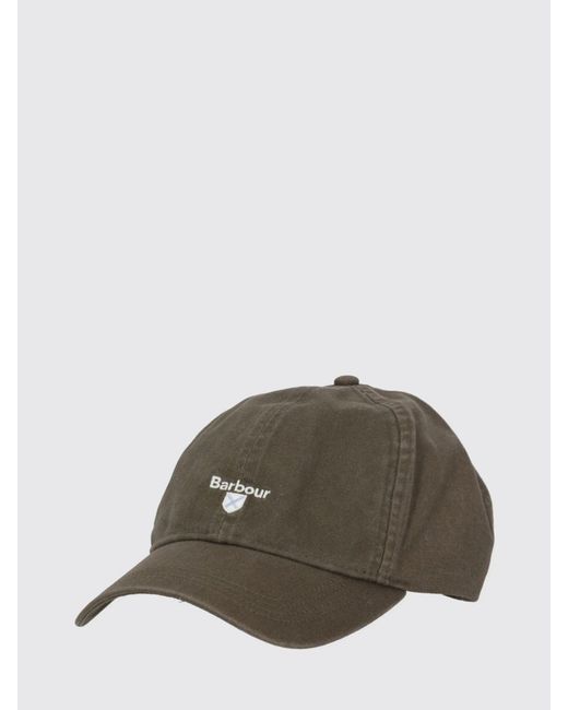 Barbour Green Cascade Cotton Hat With Embroidered Logo for men