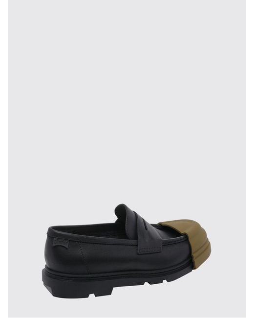 Camper White Junction Leather Loafers for men