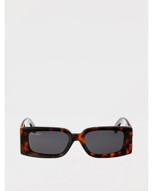 Off-White c/o Virgil Abloh Brown Acetate Sunglasses