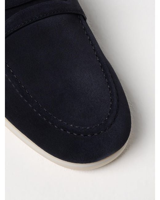 Church's Blue Saddle Suede Loafers for men