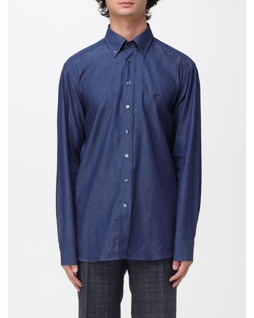 Etro Blue Shirt for men