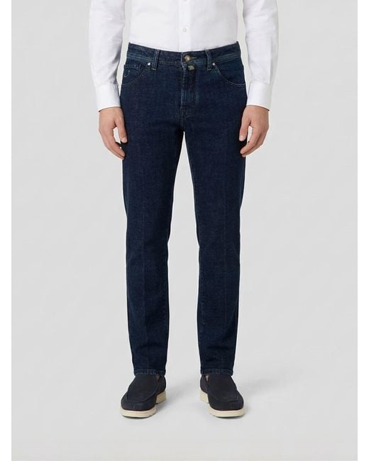 Jacob Cohen Blue Slim Fit Stretch Denim Jeans for men