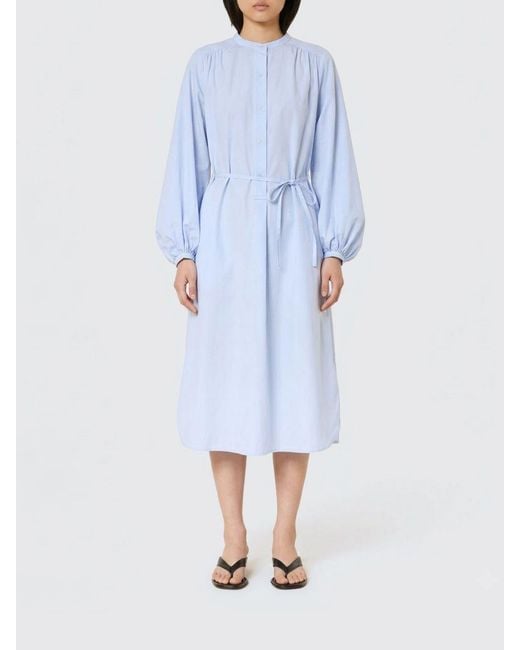 Loulou de Saison Blue Cotton Dress