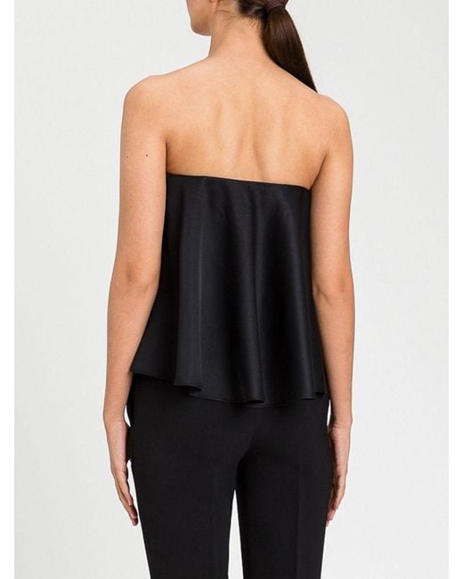 Twinset Black Satin Top