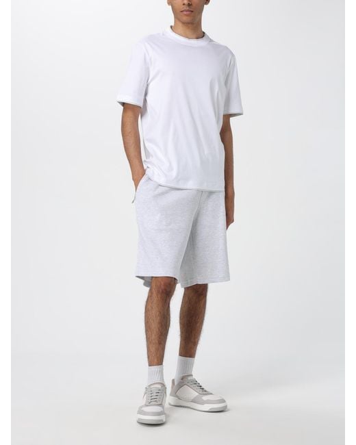 Brunello Cucinelli White T-shirt for men