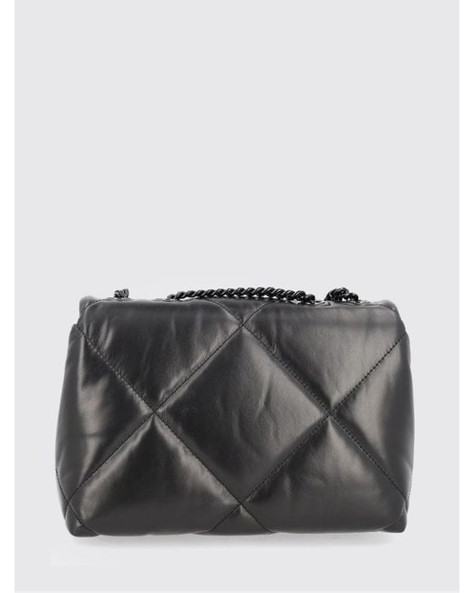 Tory Burch Black Kira Matelassé Small Shoulder Bag
