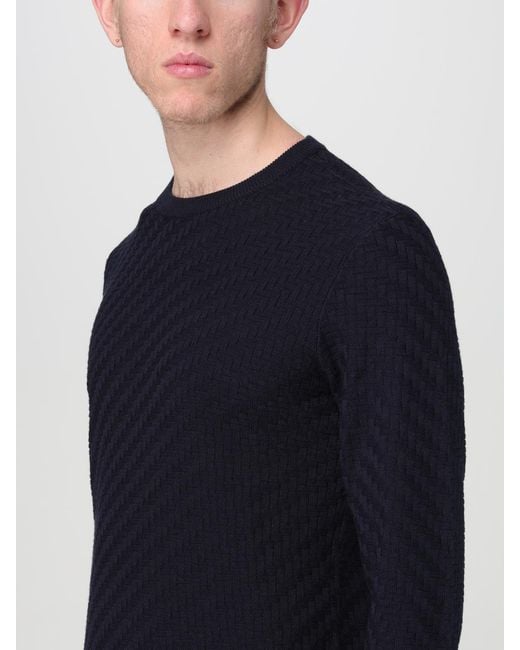 Emporio Armani Blue Sweater for men