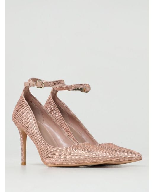 Twinset Pink Pumps With Rhinestones