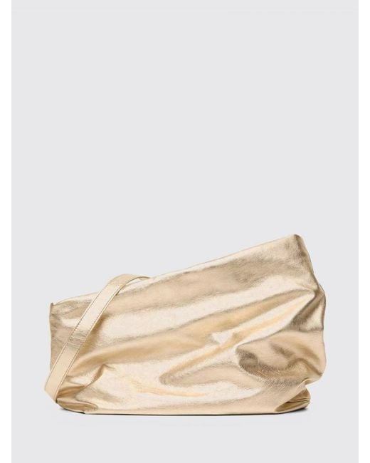 Marsèll Natural Fanta Laminated Leather Clutch