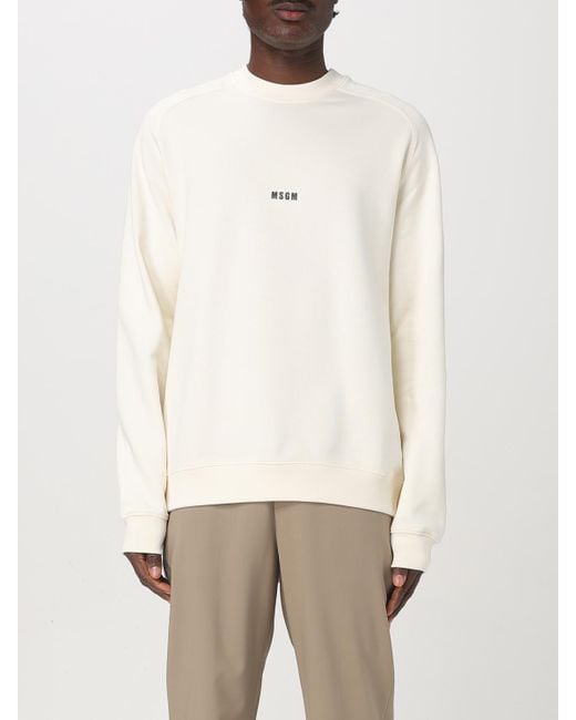 MSGM Natural Sweatshirt for men