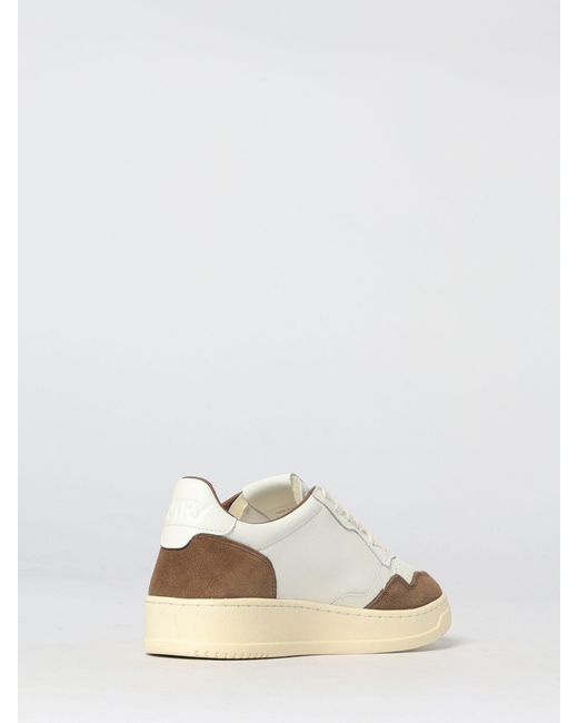 Autry White Medalist Low Sneakers for men