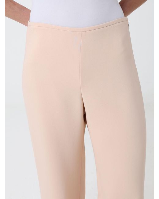 Emporio Armani Pink Wide Crêpe Trousers
