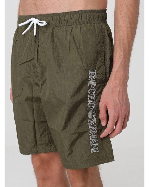 Emporio Armani Green Swimsuit for men