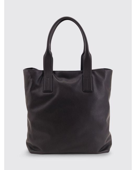 Tom Ford Black North-South Leather Bag for men