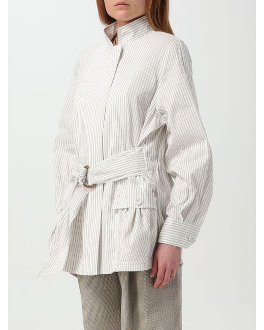 Fendi Gray Blazer Damen