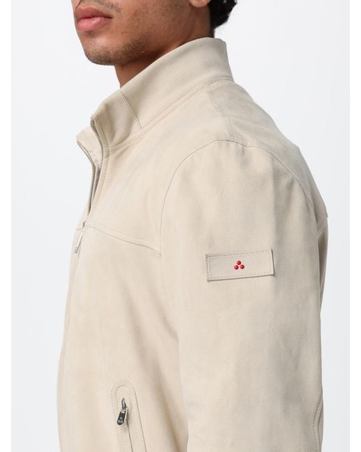 Peuterey Natural Suede Bomber for men