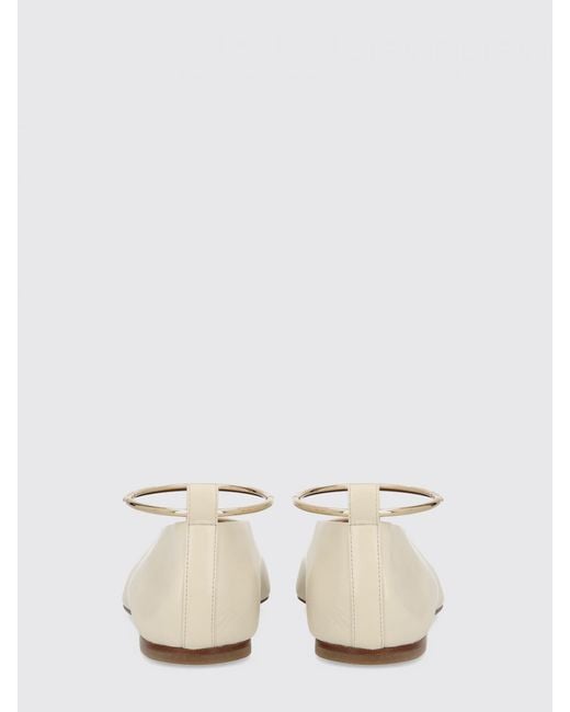 Jil Sander Natural Leather Ballerinas