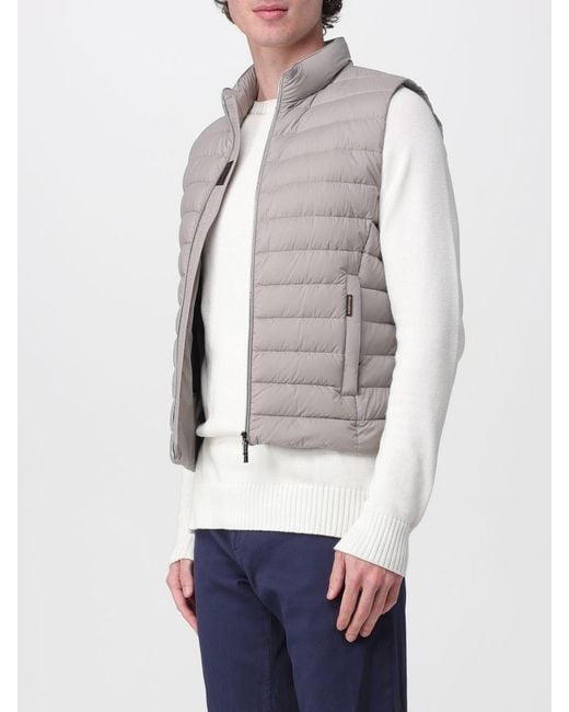 Moorer Gray Calaf-S3 Padded And Quilted Down Jacket for men