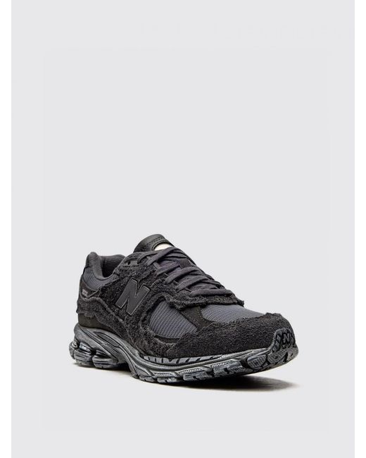 New Balance Black 2002R Suede And Mesh Sneakers for men