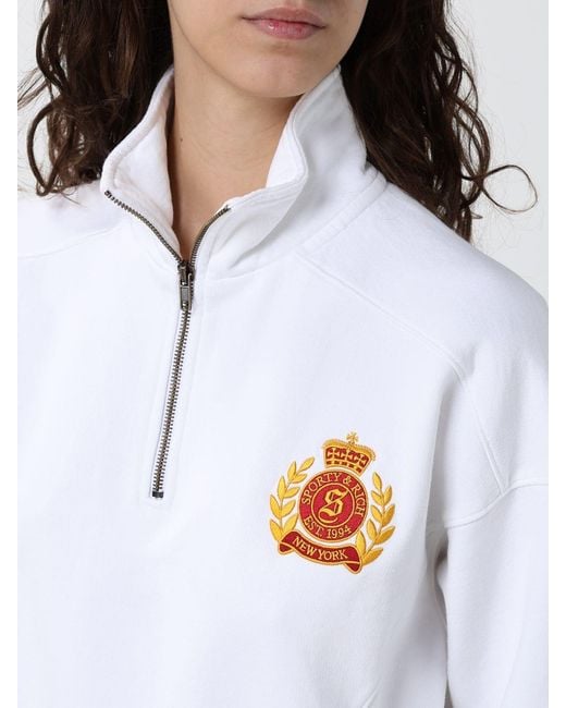 Sporty & Rich White Sporty &Amp Rich Sweatshirt