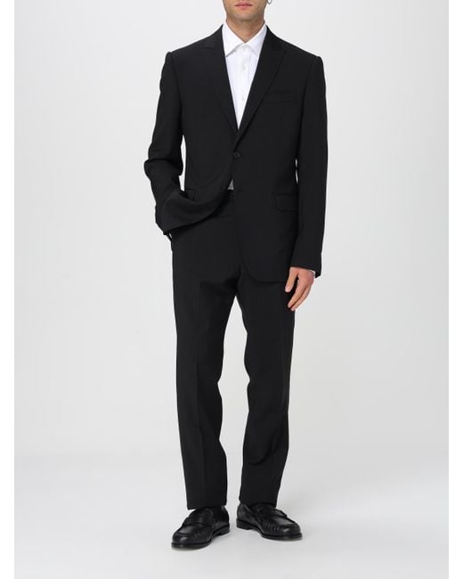 Emporio Armani Black Classic Suit Twopiece for men