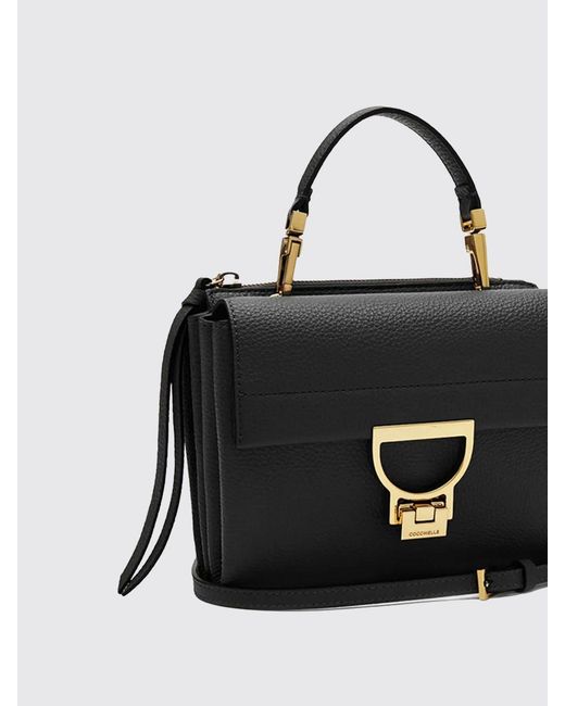 Coccinelle Black Arlettis Mini Grained Leather Bag
