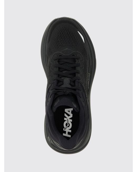 Hoka One One Black Bondi 9 Technical Mesh Sneakers for men