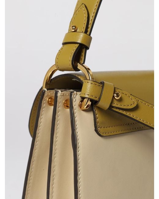 Coccinelle Metallic C-Me Tricolor Hammered Leather Bag