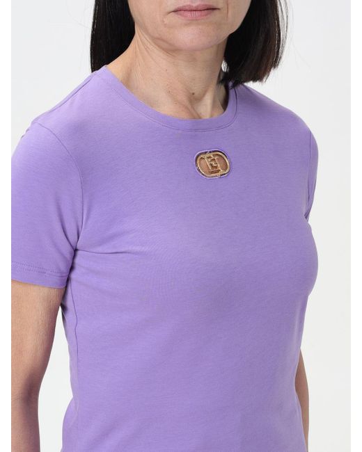 T-shirt di Elisabetta Franchi in Purple