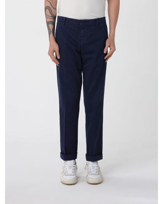 Dondup Blue Trousers for men