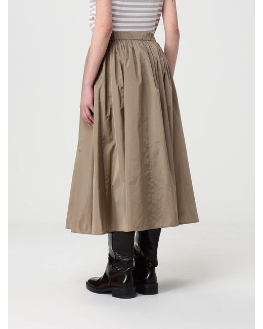 Max Mara Natural Silk Blend Midi Skirt