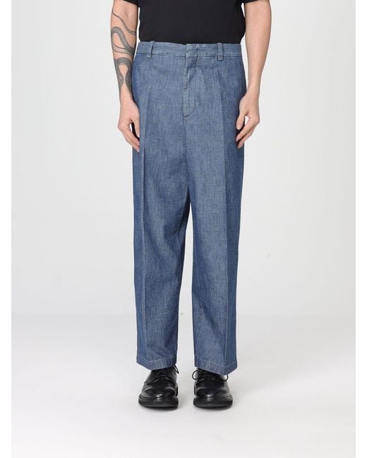 Jil Sander Blue Straight Denim Jeans for men