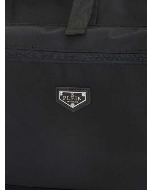 Philipp Plein Black Backpack for men