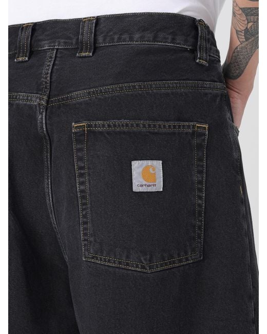 Carhartt Black Denim Shorts for men