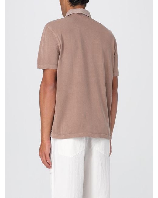 Aspesi Brown Polo Shirt for men