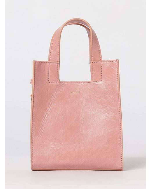 Bally Pink Easy Leather Bag