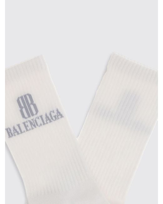 Calcetines Hombre Balenciaga de hombre de color White